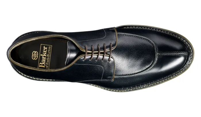 Milbury 8211 Black Alpine Grain Mens Barker Shoes Derbys