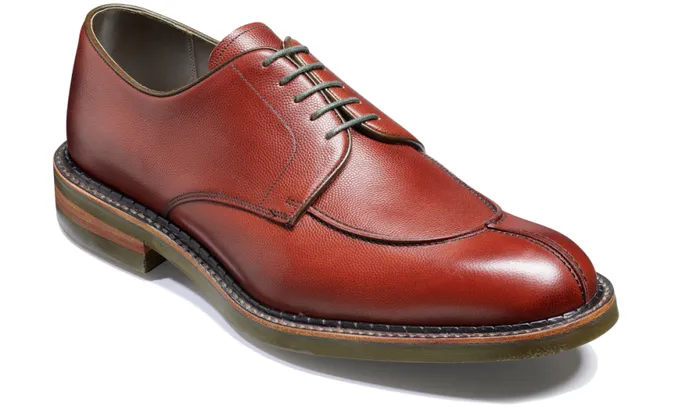 Milbury 8211 Burgundy Alpine Grain Mens Barker Shoes Derbys
