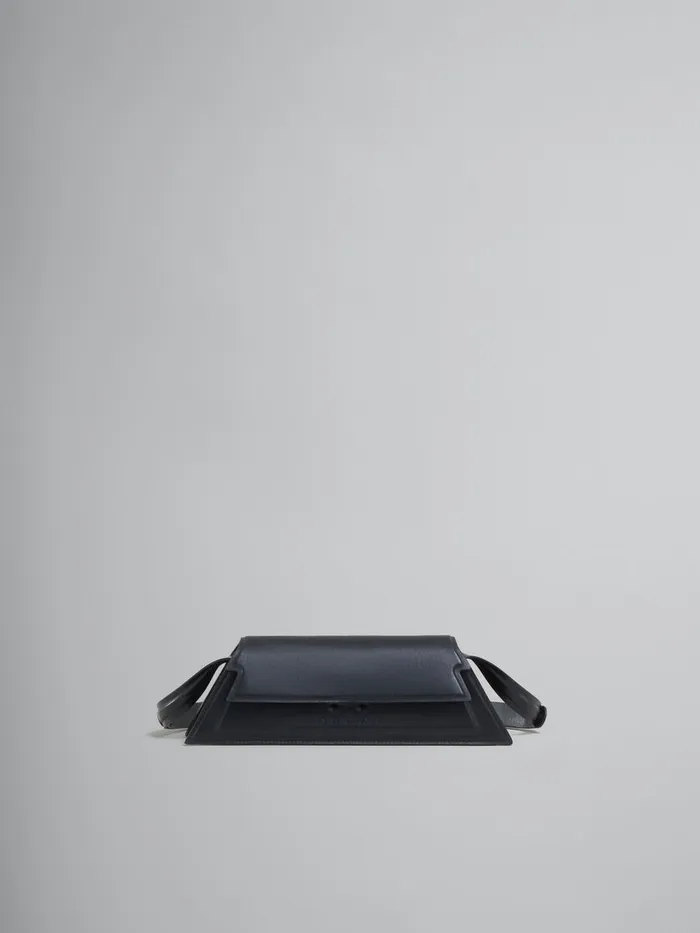 Mini Trunkoise Bag In Smooth Black Leather Women Marni Shoulder Bags
