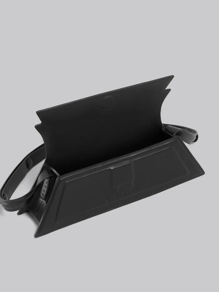 Mini Trunkoise Bag In Smooth Black Leather Women Marni Shoulder Bags
