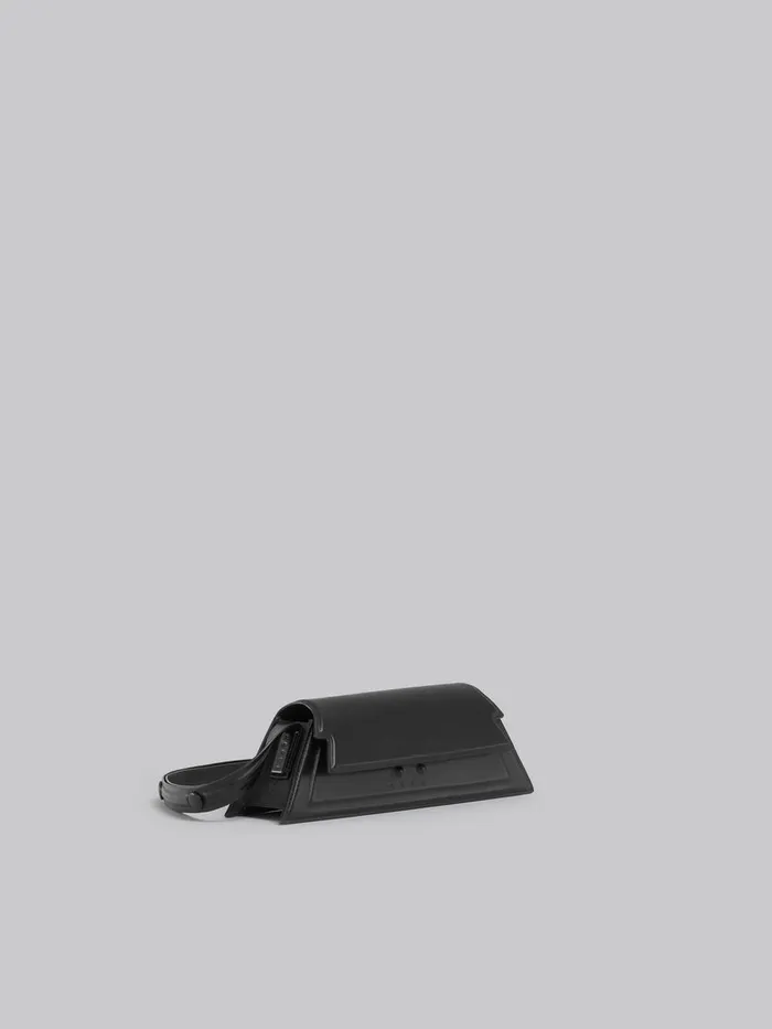 Mini Trunkoise Bag In Smooth Black Leather Women Marni Shoulder Bags