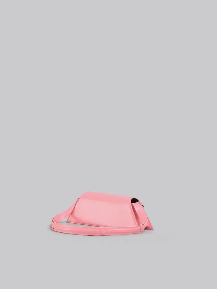 Mini Trunkoise Bag In Smooth Light Pink Leather Women Marni Shoulder Bags