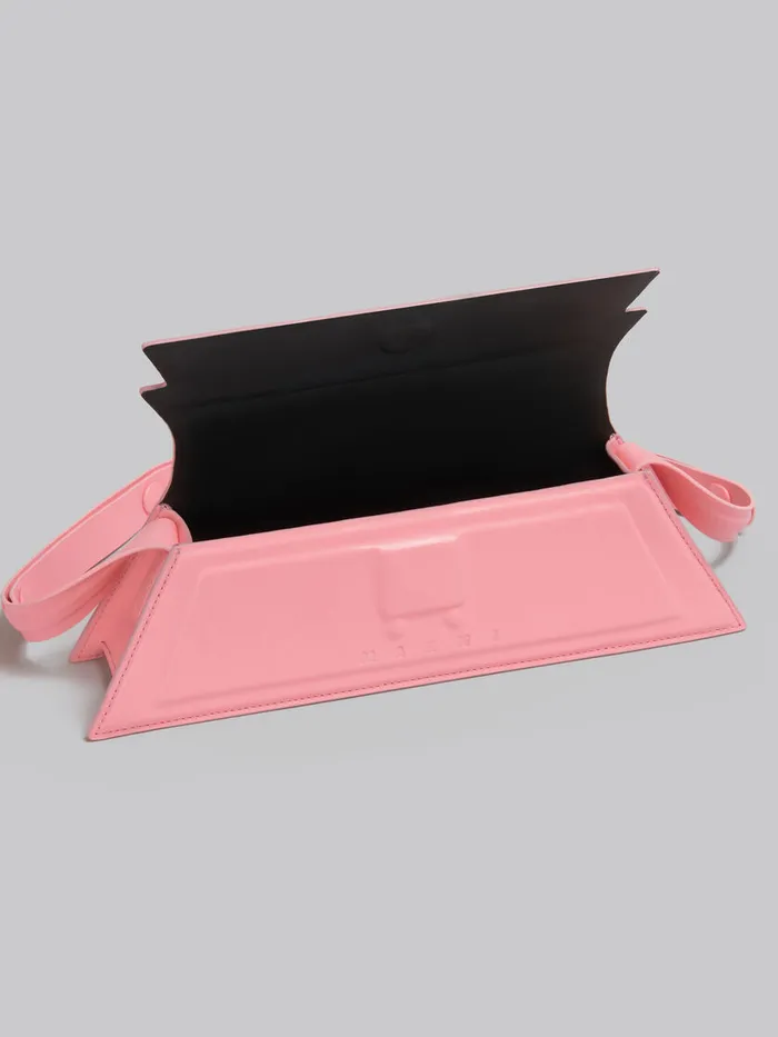 Mini Trunkoise Bag In Smooth Light Pink Leather Women Marni Shoulder Bags