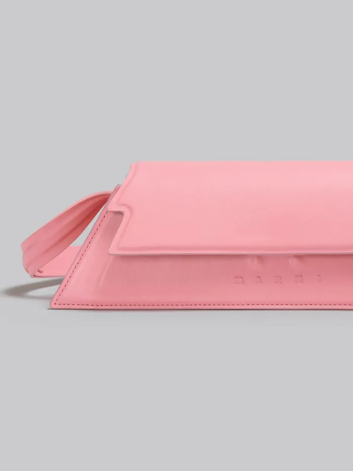 Mini Trunkoise Bag In Smooth Light Pink Leather Women Marni Shoulder Bags