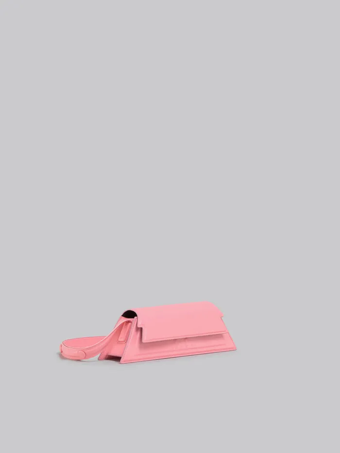 Mini Trunkoise Bag In Smooth Light Pink Leather Women Marni Shoulder Bags