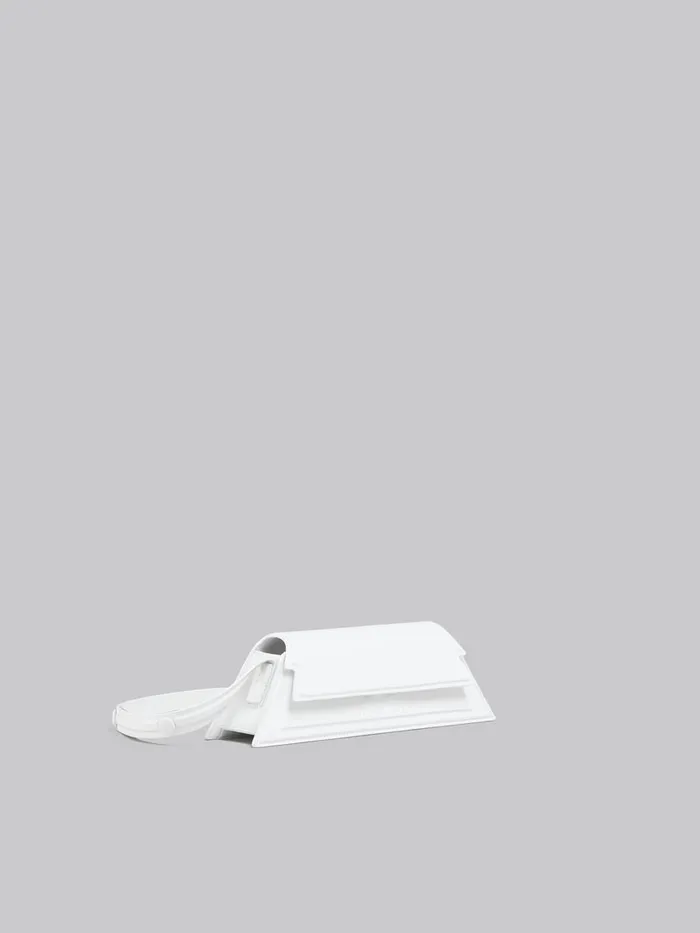 Mini Trunkoise Bag In Smooth White Leather Women Marni Shoulder Bags