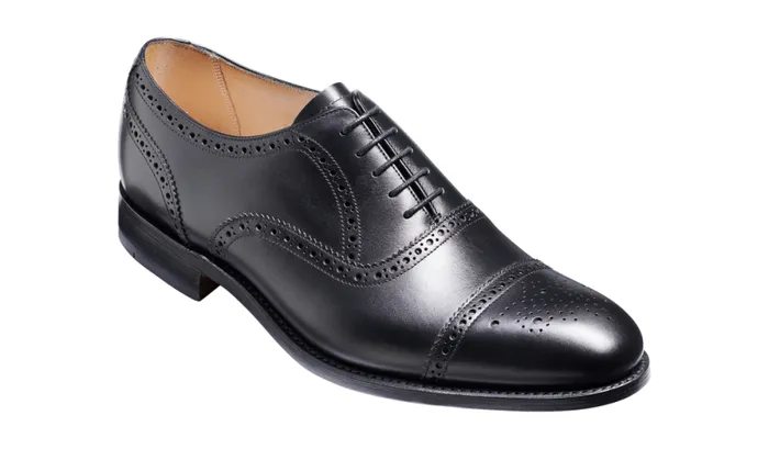 Mirfield 8211 Black Calf Mens Barker Shoes Brogues