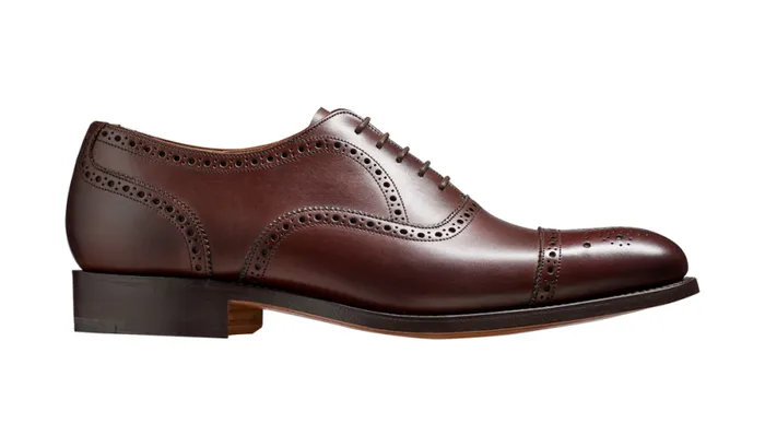 Mirfield 8211 Dark Walnut Calf Mens Barker Shoes Brogues