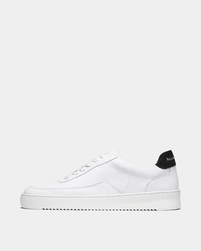 Mondo 20 Ripple Bianco Black WomenMen Filling Pieces Sneakers