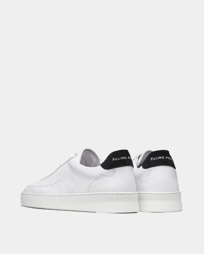 Mondo 20 Ripple Bianco Black WomenMen Filling Pieces Sneakers