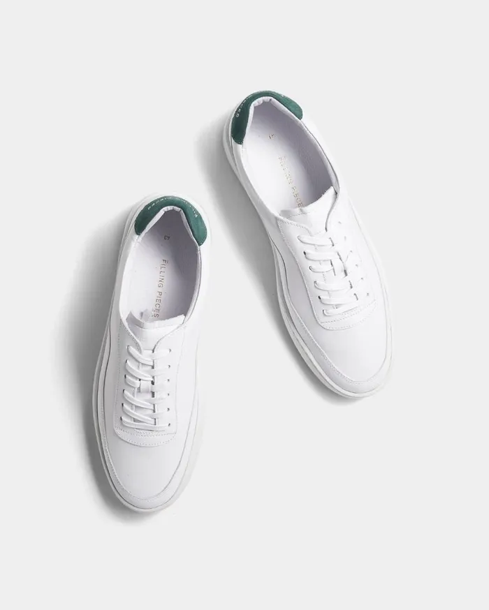 Mondo 20 Ripple Bianco Green MenWomen Filling Pieces Sneakers