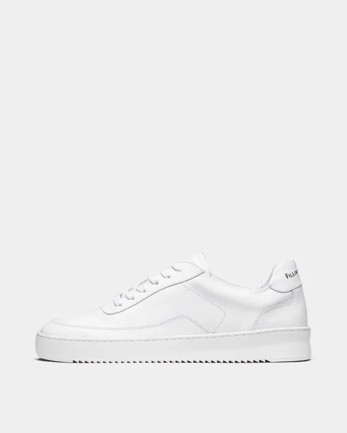 Mondo 20 Ripple Nappa White MenWomen Filling Pieces Sneakers