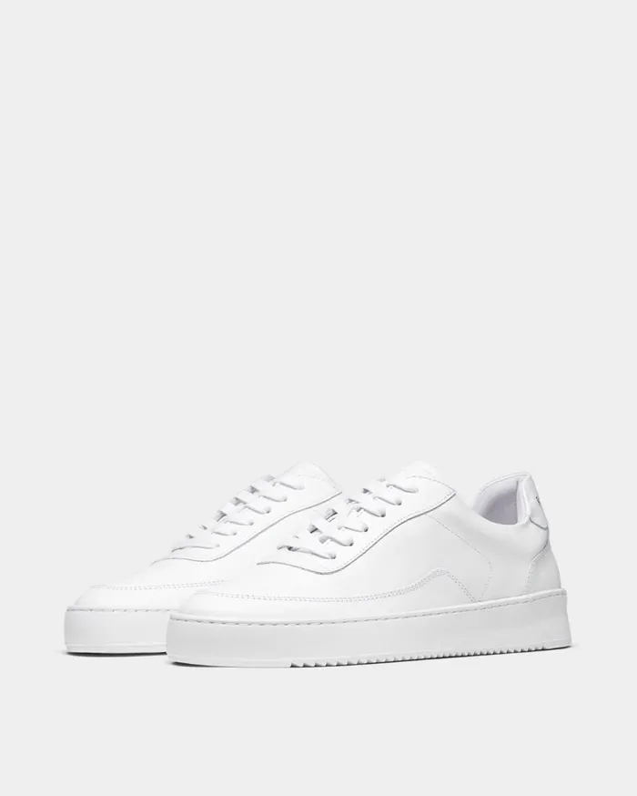 Mondo 20 Ripple Nappa White WomenMen Filling Pieces Sneakers