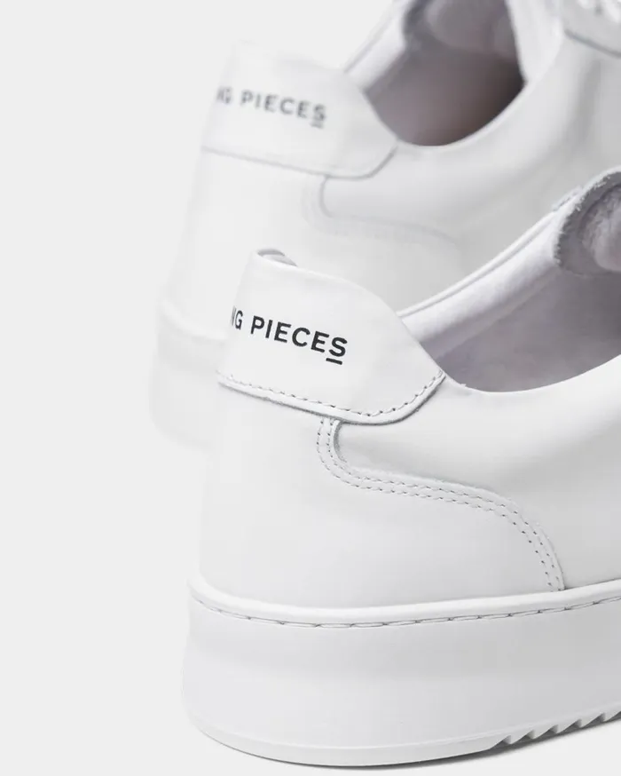 Mondo 20 Ripple Nappa White WomenMen Filling Pieces Sneakers