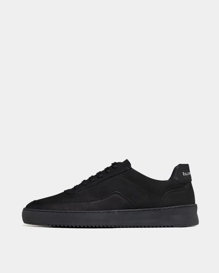 Mondo 20 Ripple Nubuck All Black Men Filling Pieces Sneakers