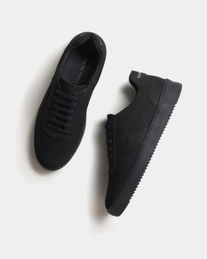 Mondo 20 Ripple Nubuck All Black Men Filling Pieces Sneakers