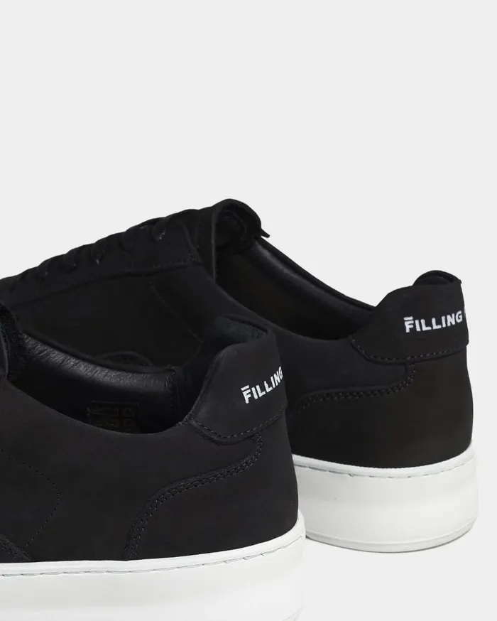 Mondo 20 Ripple Nubuck Black WomenMen Filling Pieces Sneakers