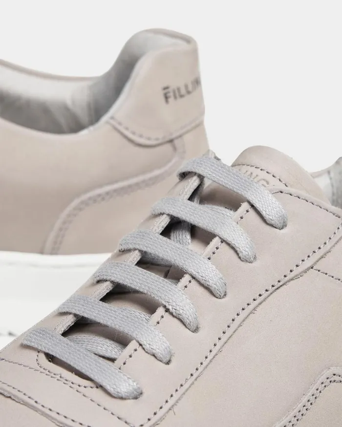 Mondo 20 Ripple Nubuck Light Grey WomenMen Filling Pieces Sneakers