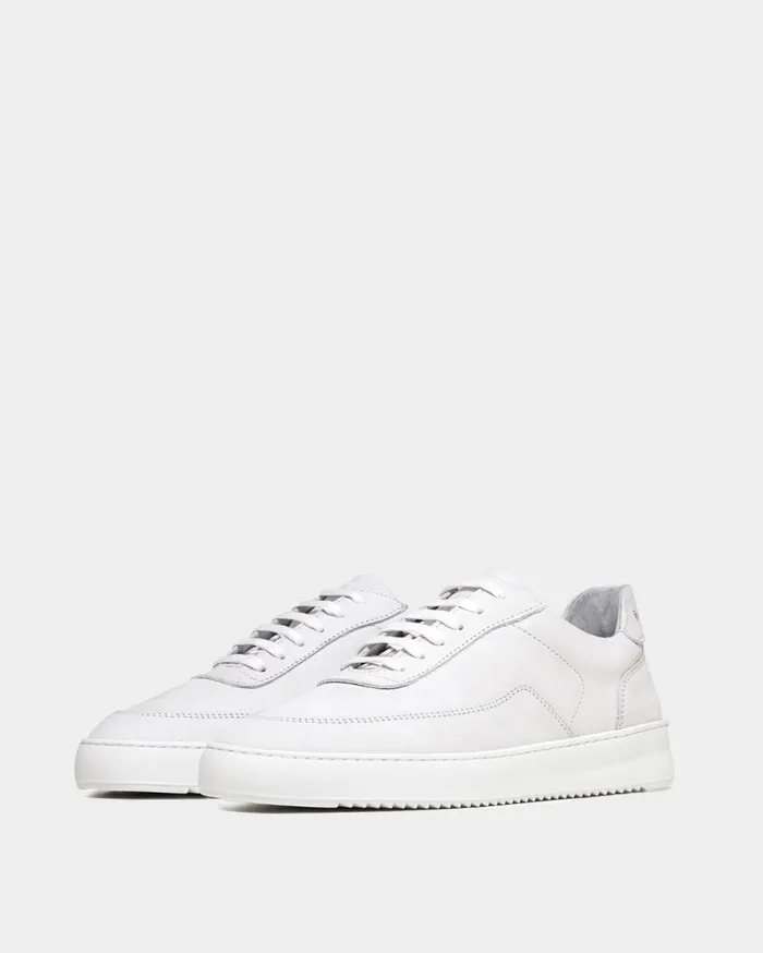 Mondo 20 Ripple Nubuck White WomenMen Filling Pieces Sneakers