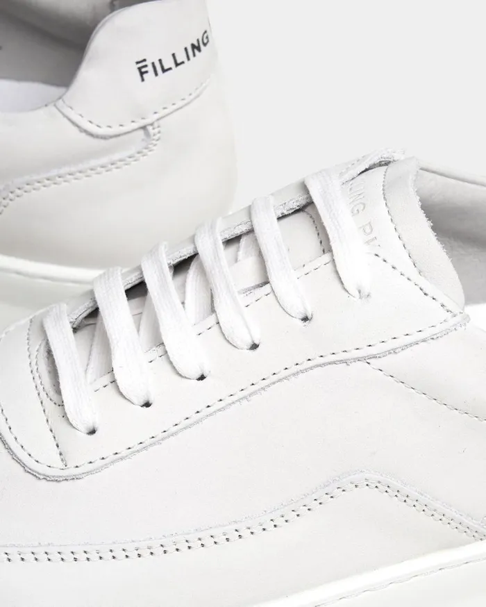 Mondo 20 Ripple Nubuck White WomenMen Filling Pieces Sneakers