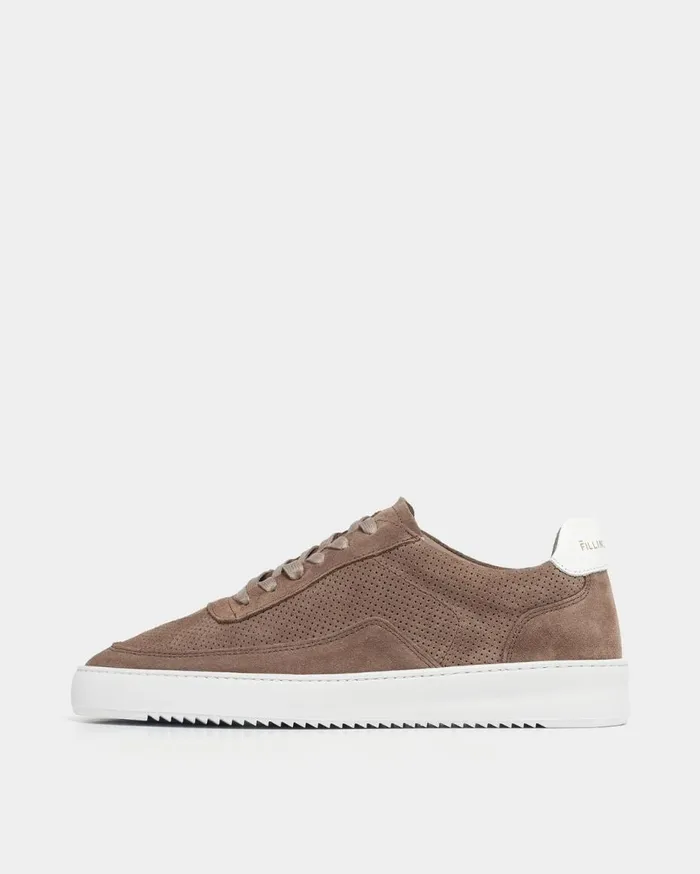 Mondo Perforated Taupe MenWomen Filling Pieces Sneakers