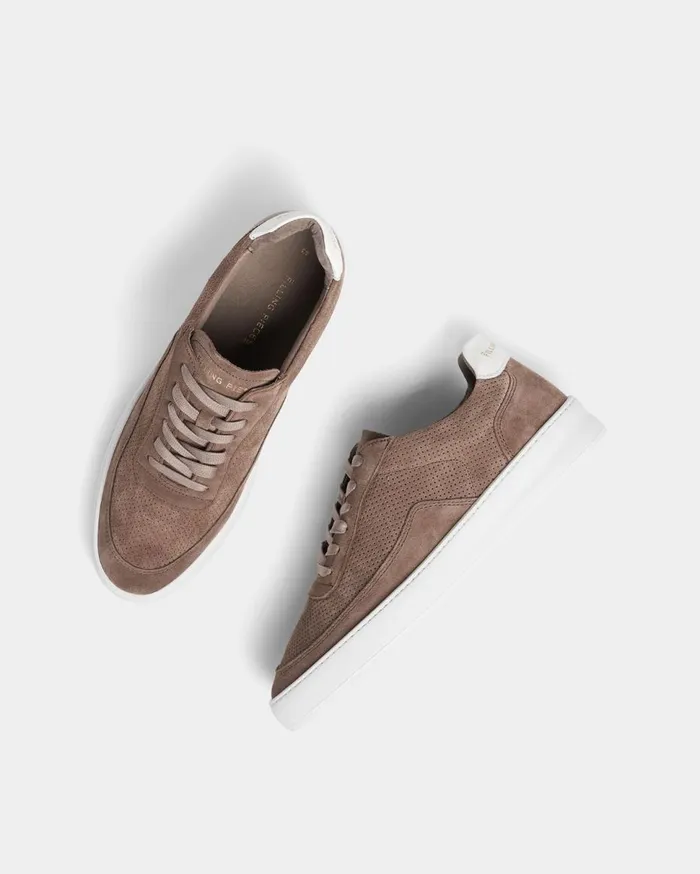 Mondo Perforated Taupe WomenMen Filling Pieces Sneakers