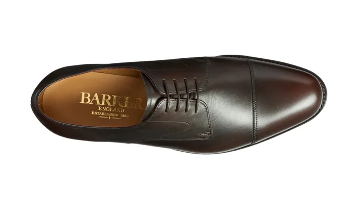 Morden 8211 Espresso Calf Mens Barker Shoes Derbys