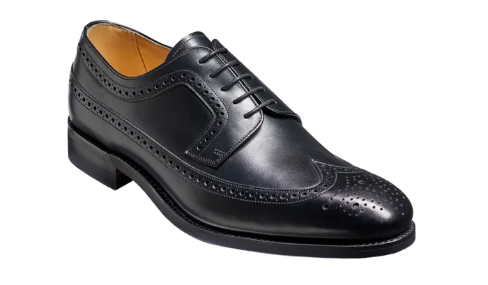 Morpeth 8211 Black Calf Mens Barker Shoes Brogues