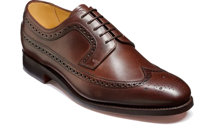 Morpeth 8211 Dark Walnut Calf Mens Barker Shoes Brogues