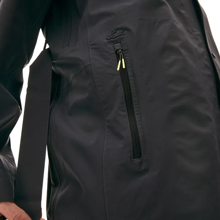 Motion 3in1 Raincoat With Detachable Vest Dark Grey Mens Lacoste Jackets and Coats For Sale Online