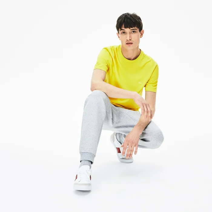 Motion Breathable Seamless Tshirt Yellow Mens Lacoste TShirts Gift 4 You