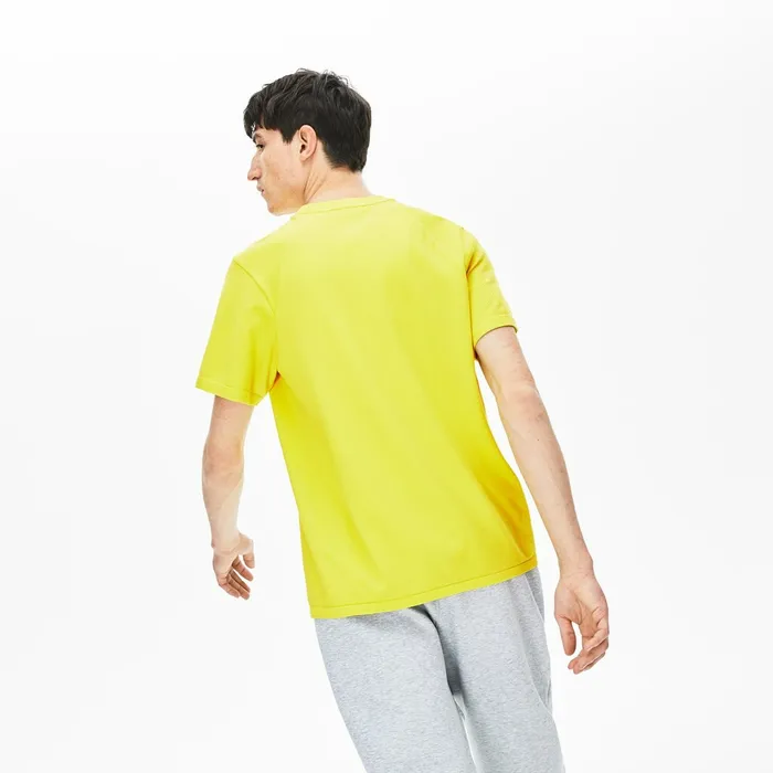 Motion Breathable Seamless Tshirt Yellow Mens Lacoste TShirts Gift 4 You