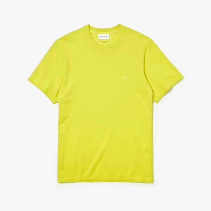 Motion Breathable Seamless Tshirt Yellow Mens Lacoste TShirts Gift 4 You