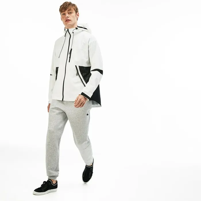 Motion Collapsible Colorblock Windbreaker WhiteBlack Mens Lacoste Jackets and Coats Cheap On Sale Motion Collapsible Colorblock Windbreaker WhiteBlack Mens Lacoste Jackets and Coats Cheap On Sale