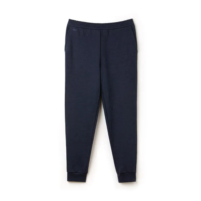 Motion Cotton And Wool Fleece Sweatpants Blue Mens Lacoste Pants and Shorts Shop