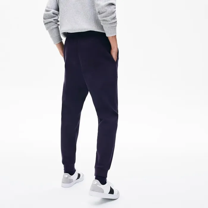 Motion CottonBlend Sweatpants Navy Blue Mens Lacoste Pants and Shorts Cheap On Sale
