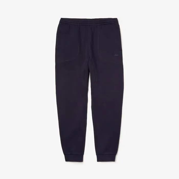 Motion CottonBlend Sweatpants Navy Blue Mens Lacoste Pants and Shorts Cheap On Sale