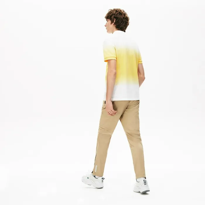 Motion Ergonomic Pants Beige Mens Lacoste Pants and Shorts Store