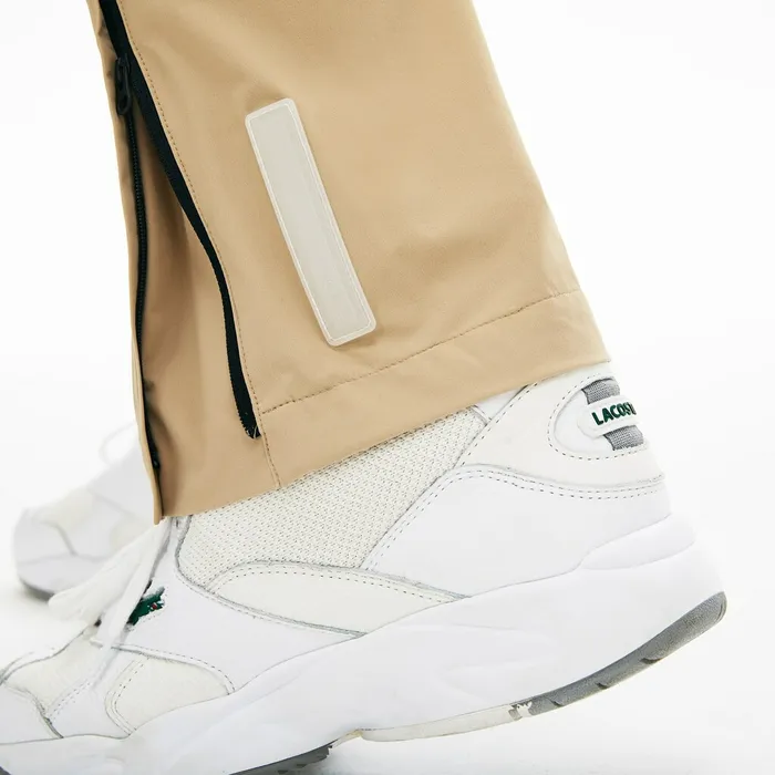 Motion Ergonomic Pants Beige Mens Lacoste Pants and Shorts Store