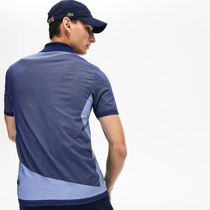 Motion Ergonomic Polo Shirt Navy BluePurple Mens Lacoste Polos Online