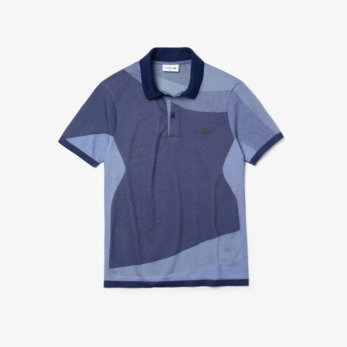 Motion Ergonomic Polo Shirt Navy BluePurple Mens Lacoste Polos Online