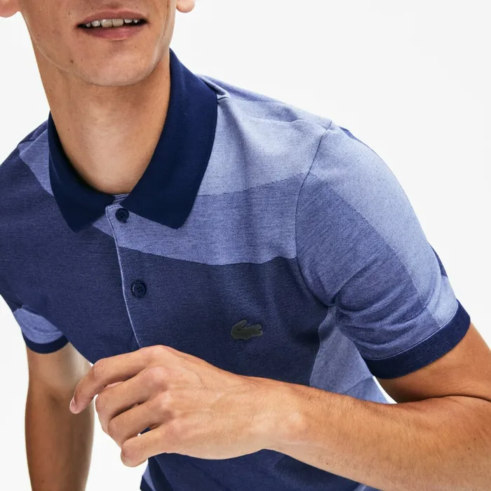 Motion Ergonomic Polo Shirt Navy BluePurple Mens Lacoste Polos Online