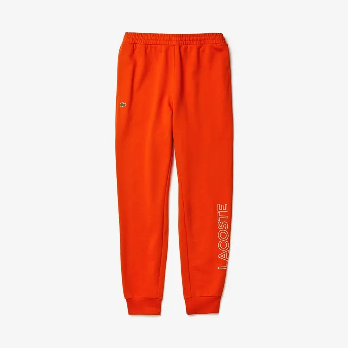 Motion French Terry Track Pants Red Mens Lacoste Tracksuits For Sale