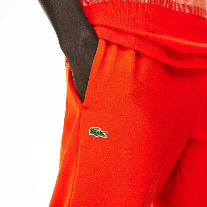 Motion French Terry Track Pants Red Mens Lacoste Tracksuits For Sale