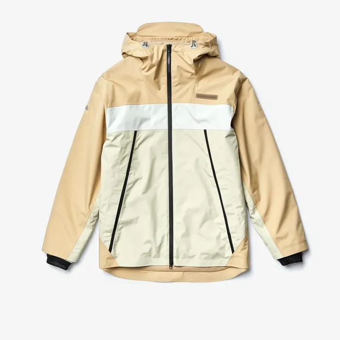 Motion Lightweight Quilted Short Parka BeigeGrey Mens Lacoste Jackets and Coats Online