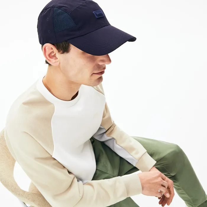 Motion Nylon Cap Navy Blue Mens Lacoste Caps and Hats For Sale