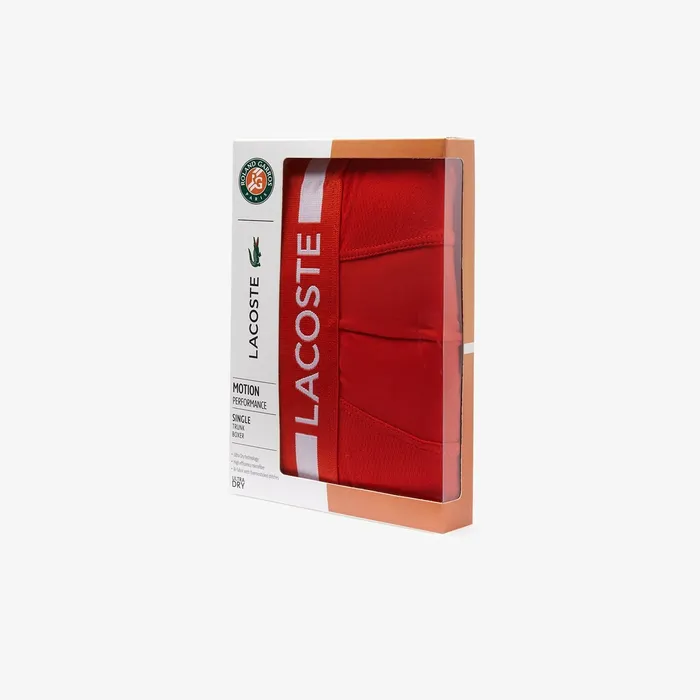 Motion Performance Boxer Briefs Red Mens Lacoste Underwear Near Me