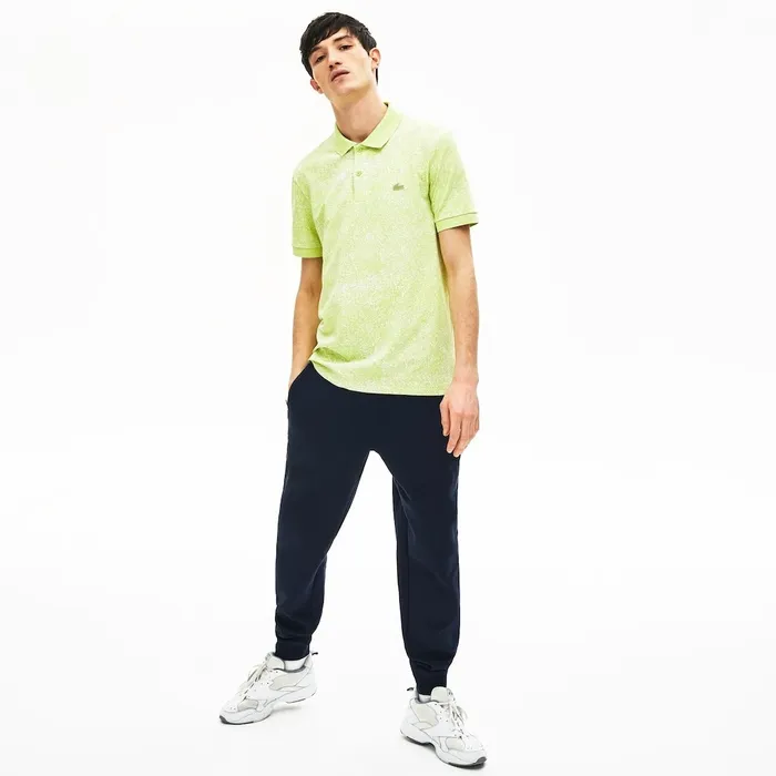 Motion Premium Piqu Polo Shirt Flashy Yellow Mens Lacoste Polos Gift Ideas