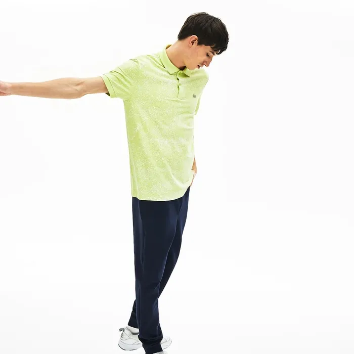 Motion Premium Piqu Polo Shirt Flashy Yellow Mens Lacoste Polos Gift Ideas