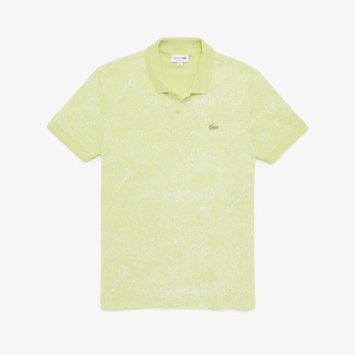 Motion Premium Piqu Polo Shirt Flashy Yellow Mens Lacoste Polos Gift Ideas